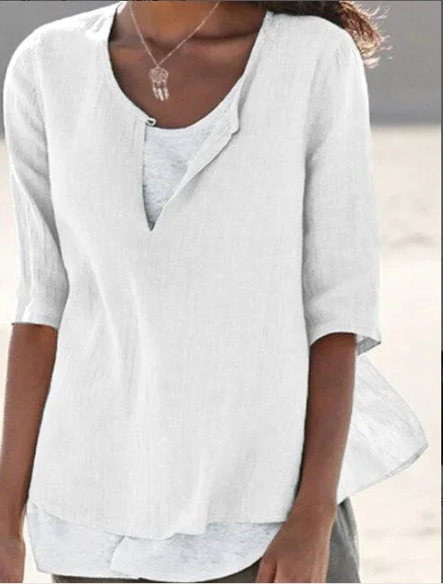 Relaxed Fit Everyday Women's Blouse