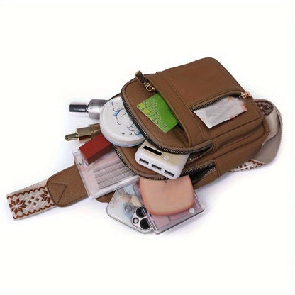 Eco Friendly Faux Leather Sling Purse Bag