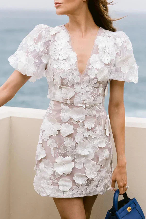 Chic Petite Flower Dress