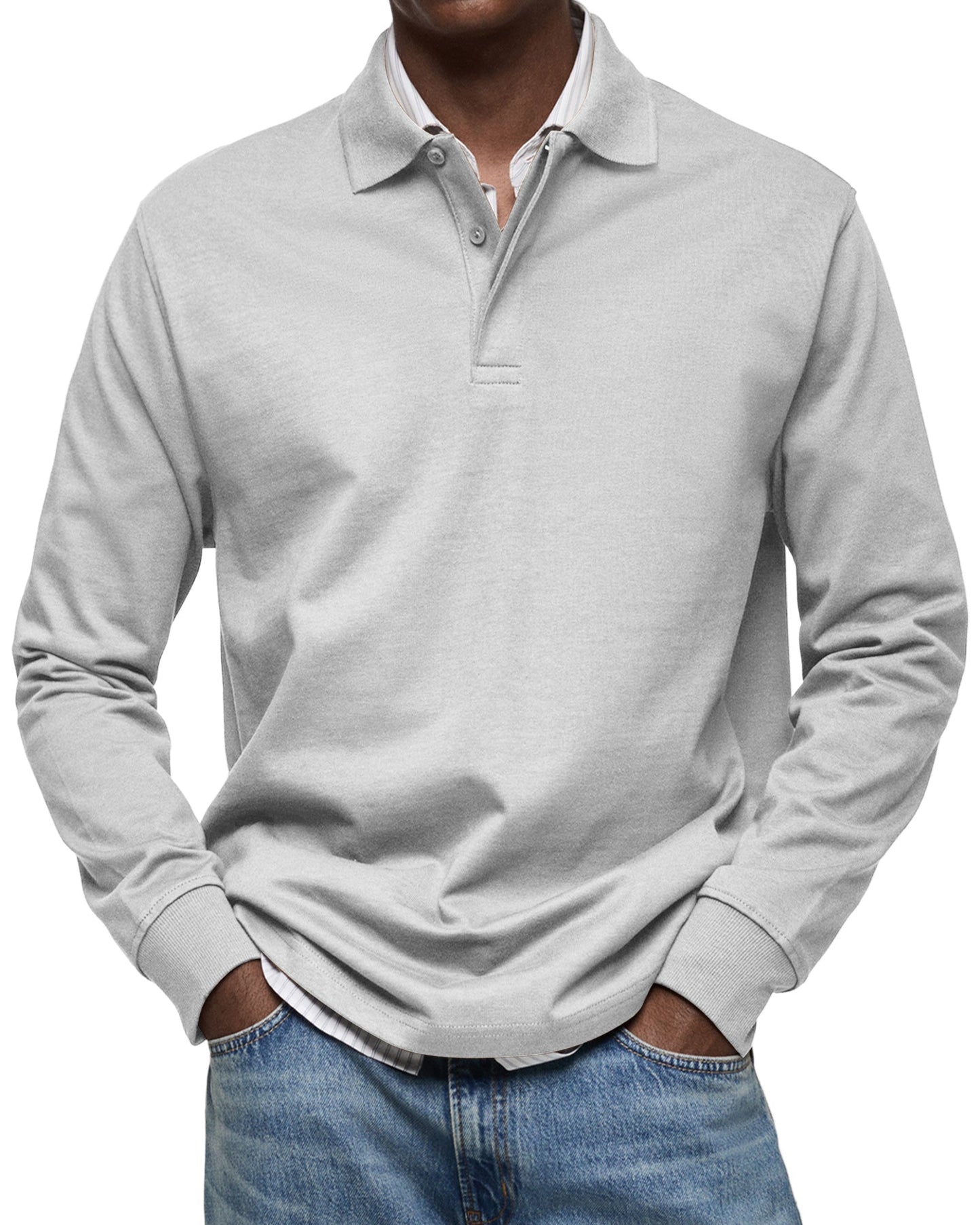 Classic Fit Men's Polo Shirt with Collar