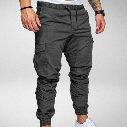 Comfortable Men's Jogger Pants with Elastic Waist