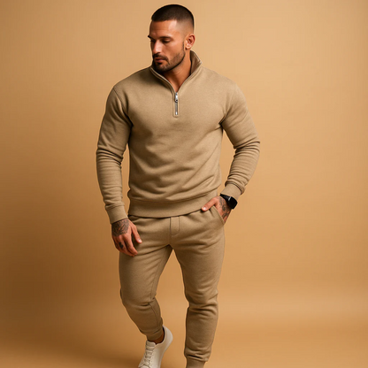 Comfortable Cotton Hoodie Jogger Set for Men
