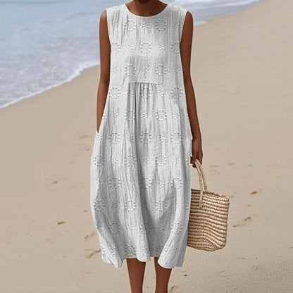 Summer Floral Midi Dress for Women