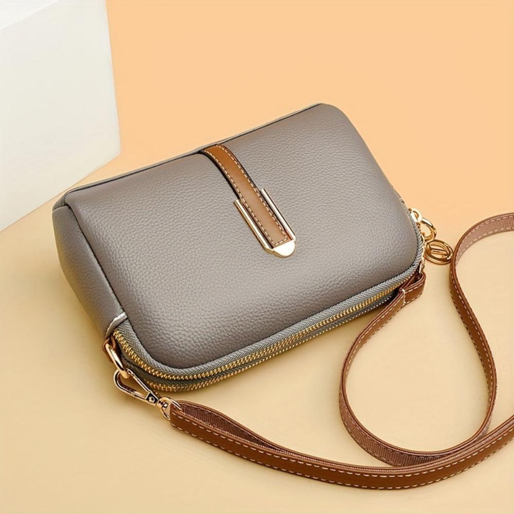 Stylish Faux Leather Small Shoulder Bag