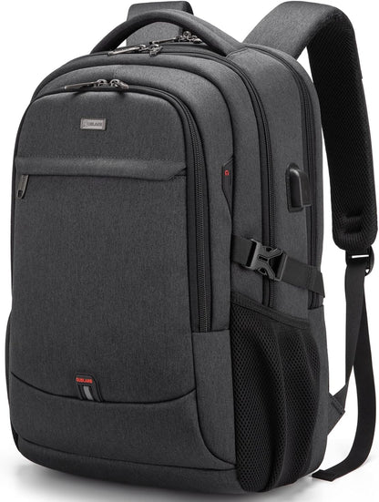 Durable Commuter Laptop Bag with USB Charger & Pockets