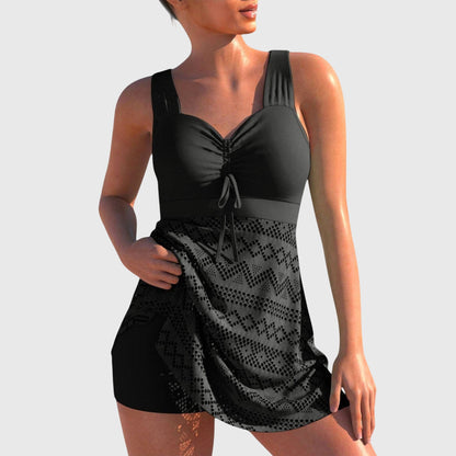 Women's 2 Piece Swimsuit with Beach Skirt