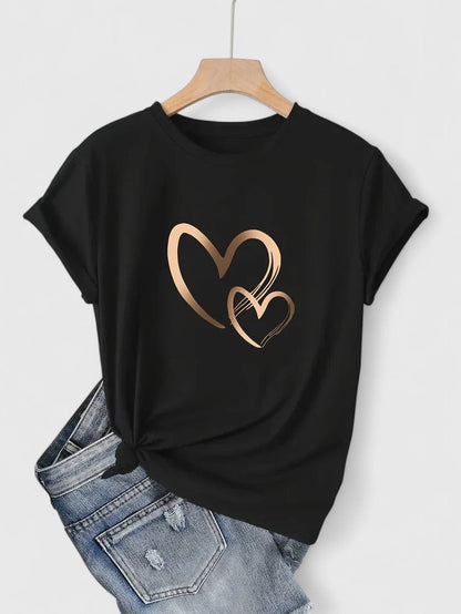 Soft Casual Short Sleeve Tee Shirt