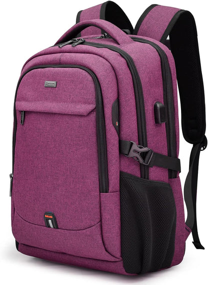 Durable Commuter Laptop Bag with USB Charger & Pockets