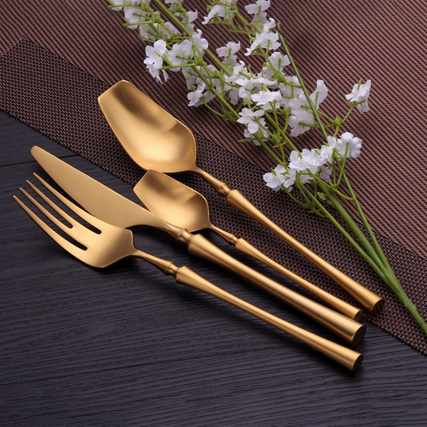 Luxury Silverware Stainless Steel Dinner Set - Nocini