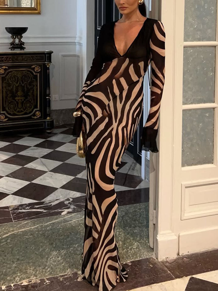 Elegant Full Length Maxi Dress