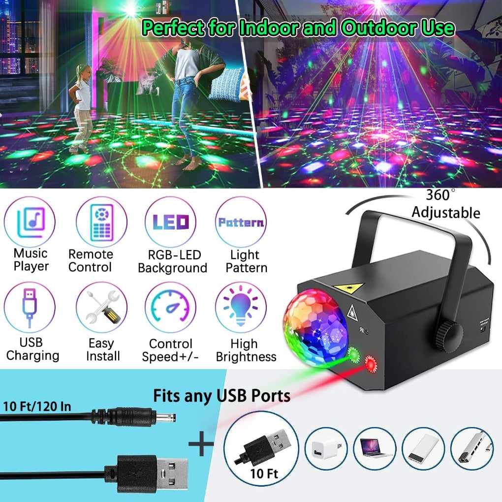 Dual Mode Party Strobe Light