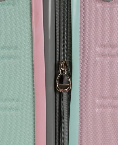 Compact Pink Hardside Carry-On with Dual Spinner Wheels