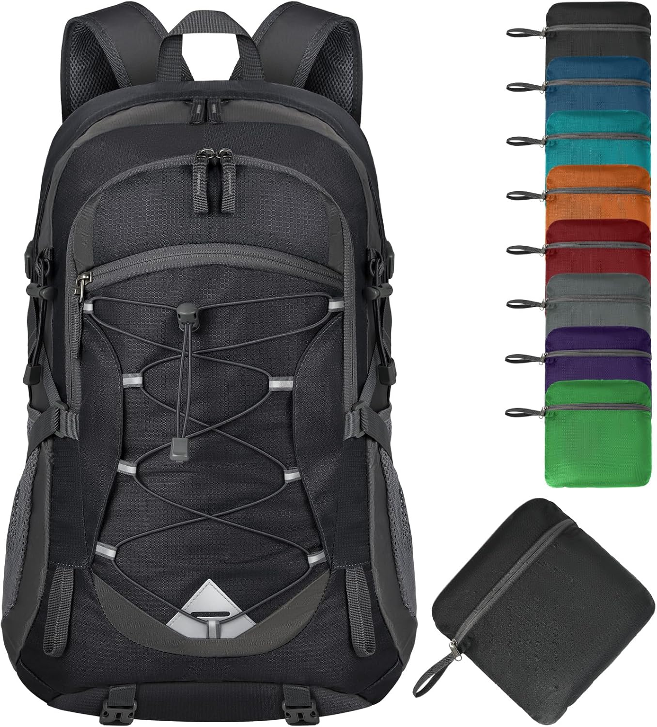 Compact 40L Water Resistant Hiking Backpack