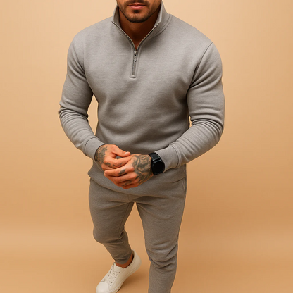 Comfortable Cotton Hoodie Jogger Set for Men