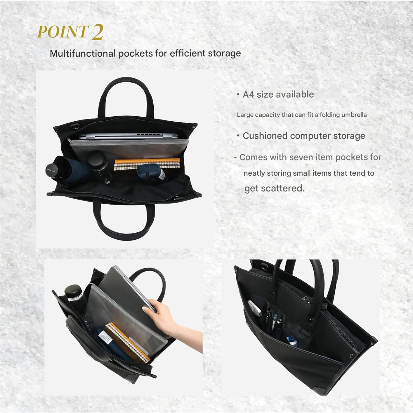 Executive Premium Laptop Bag with Organized Compartments