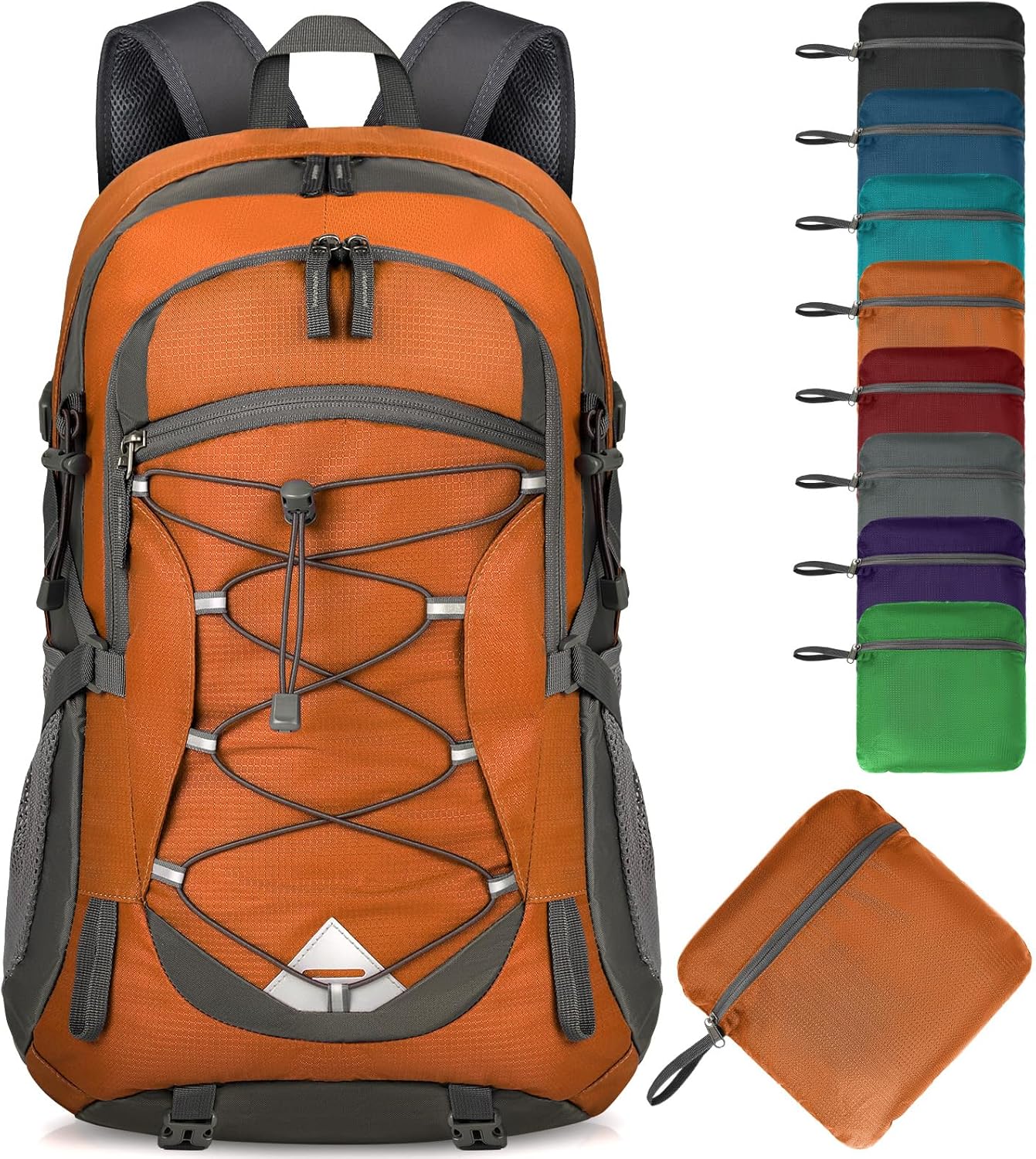 Compact 40L Water Resistant Hiking Backpack