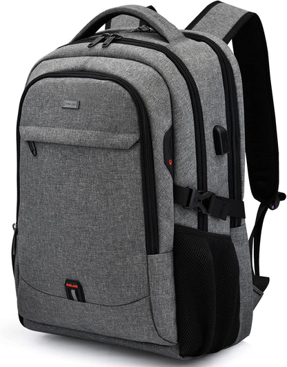 Durable Commuter Laptop Bag with USB Charger & Pockets