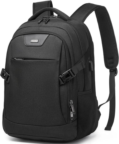 Durable Commuter Laptop Bag with USB Charger & Pockets