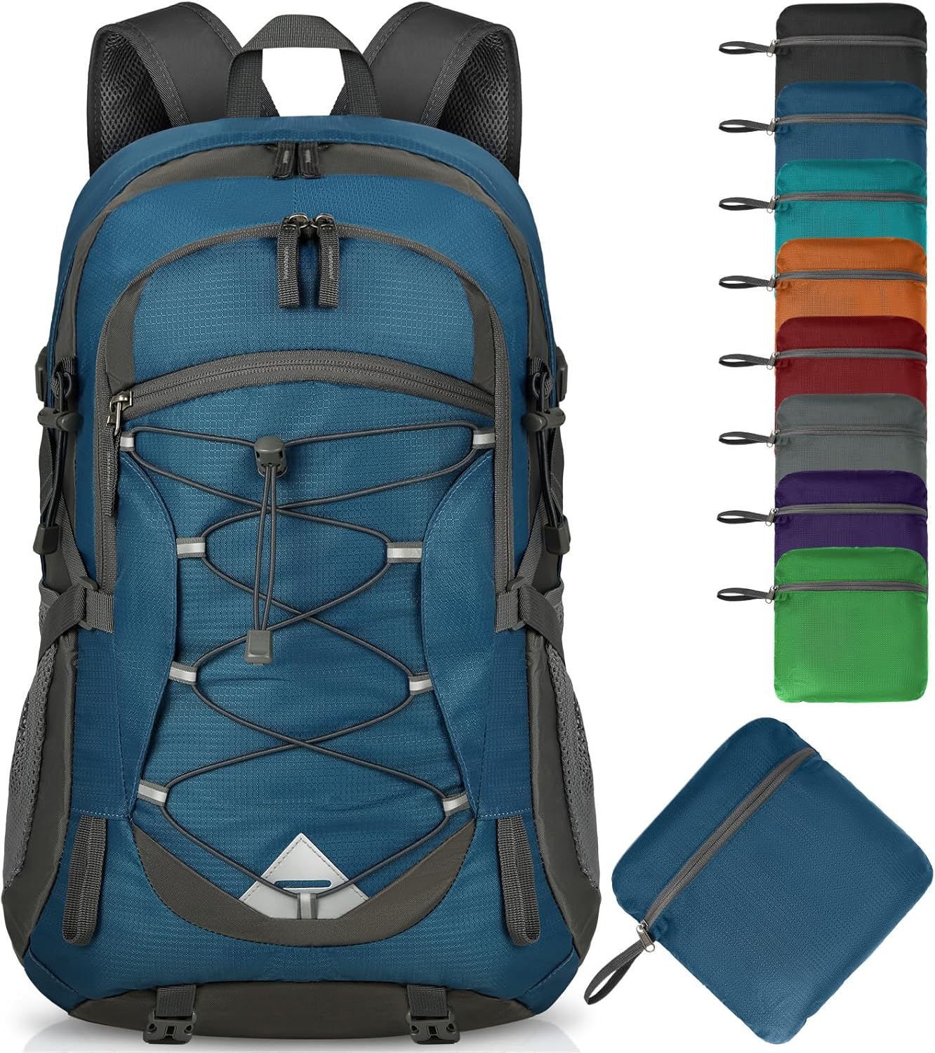 Compact 40L Water Resistant Hiking Backpack