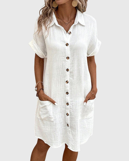 Classic Simple Dress for Women Everyday - Nocini