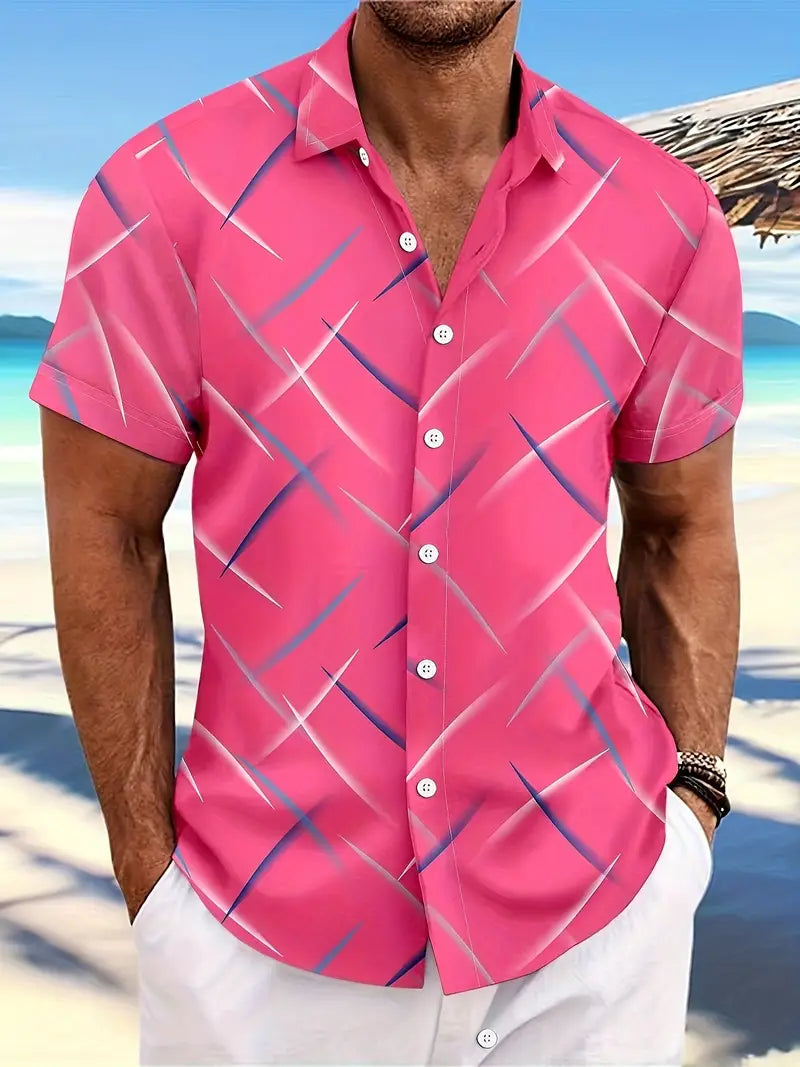 Classic Fit Short Sleeve Casual Shirt - Nocini