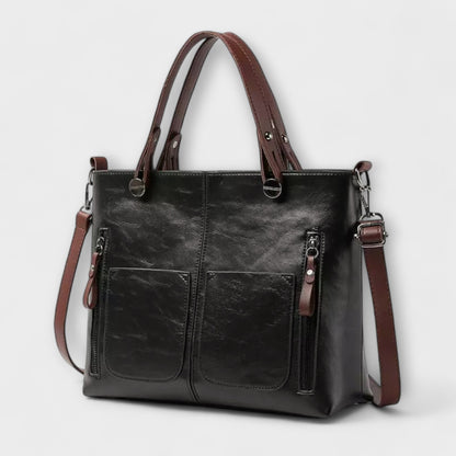 Stylish Faux Leather Tote Bag for Women