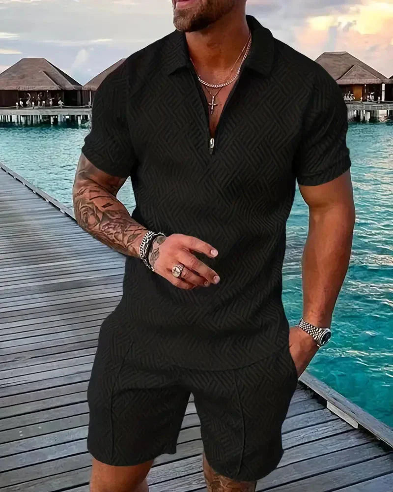 Relaxed Fit Hooded Summer Sweat Suit
