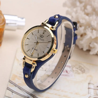 Classic Round Face Adjustable Wristwatch
