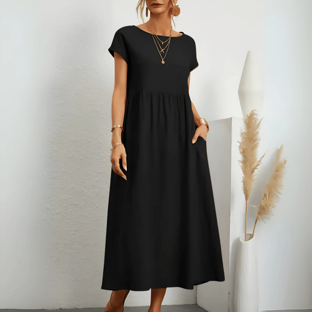 Classic Floral Long Summer Dress