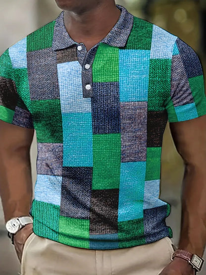 Men's Casual Short Sleeve Polo Shirt