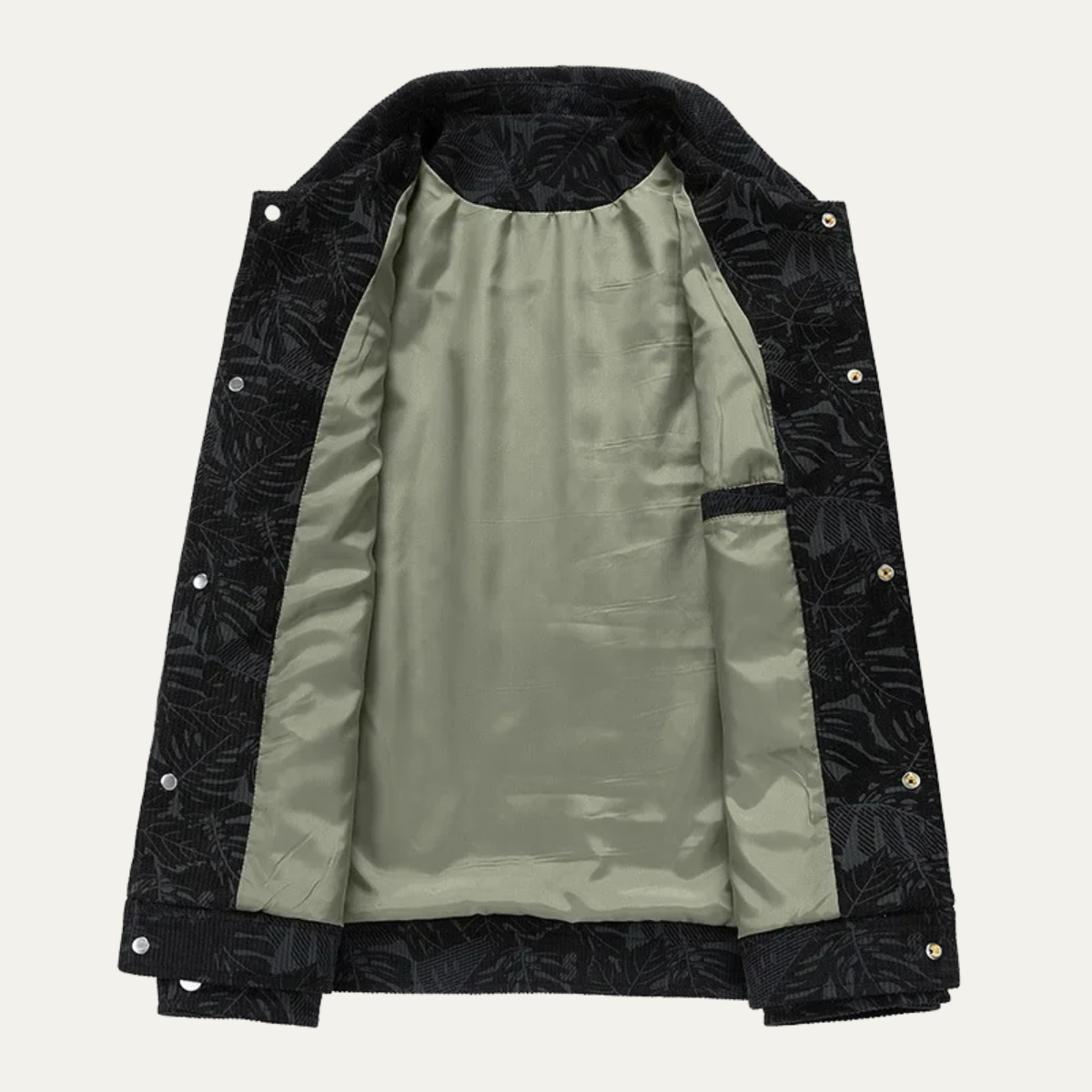 Warm Water Resistant Quilted Men's Coat