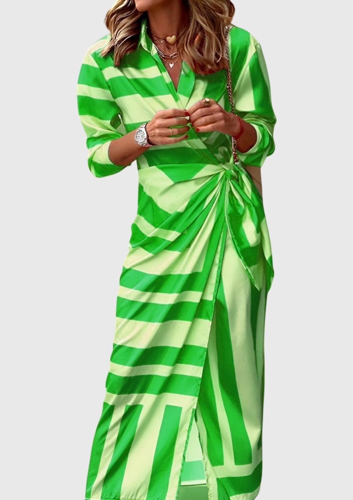 Stylish Floral Wrap Dress for Women