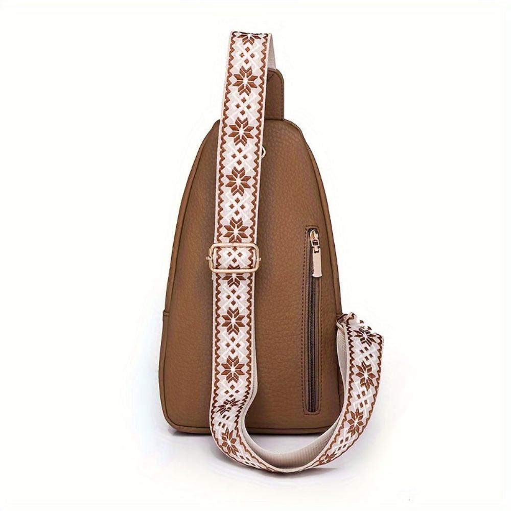 Eco Friendly Faux Leather Sling Purse Bag