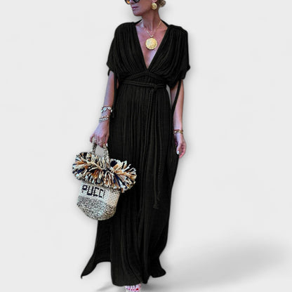 Elegant Long Kimono Evening Dress