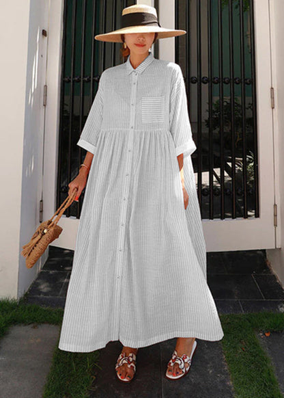 Classic Stripe A-Line Women's Dress