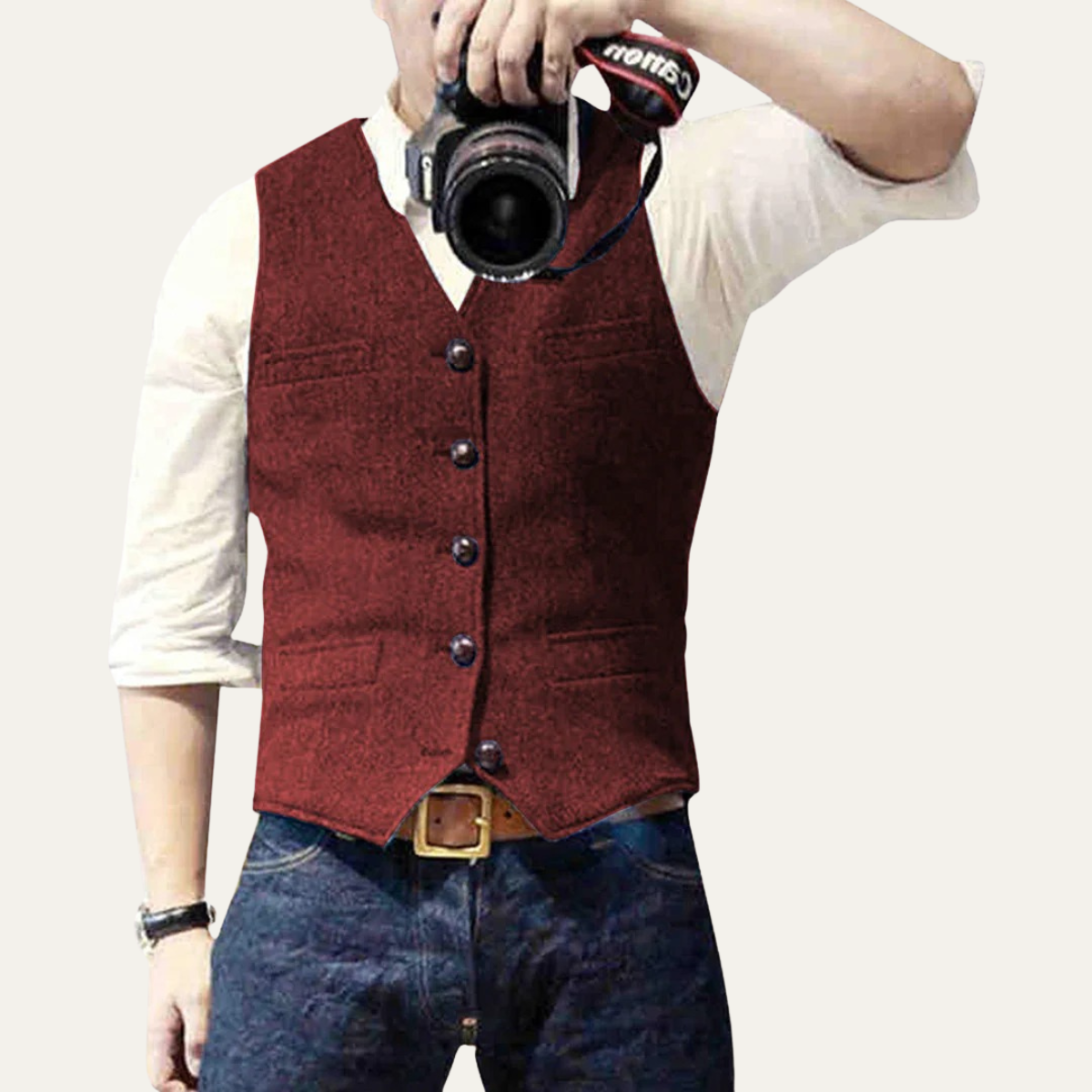 Classic Mens Button Front Waistcoat