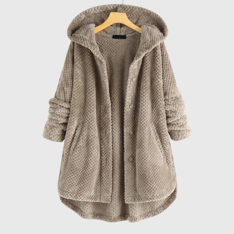 Warm Fleece Hooded Jacket