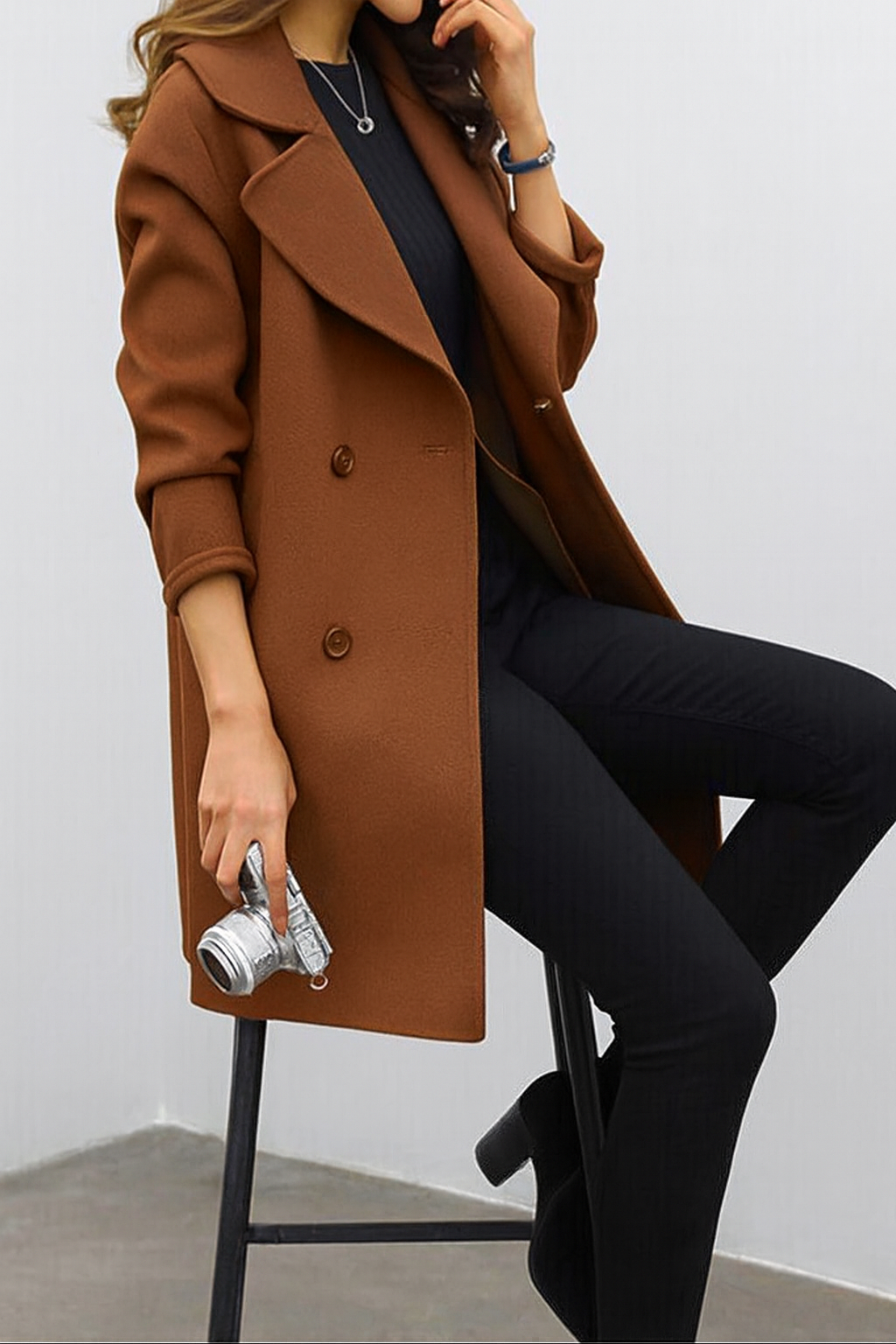 Timeless Double Breasted Women's Coat