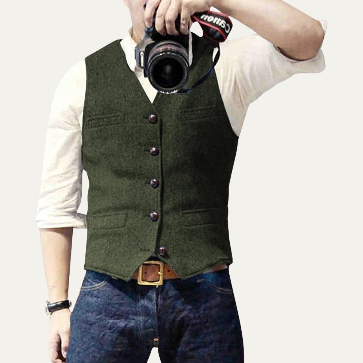 Classic Mens Button Front Waistcoat