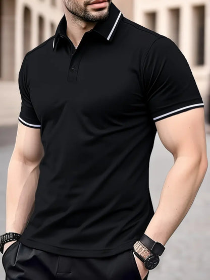 Comfortable Mens Short Sleeve Polo Shirt