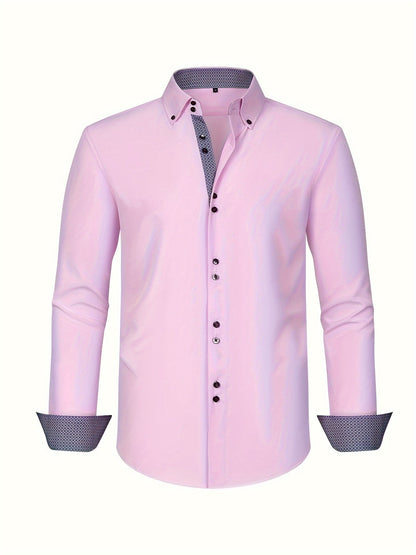 Classic Fit Men's Casual Button Down Shirt