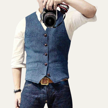 Classic Mens Button Front Waistcoat
