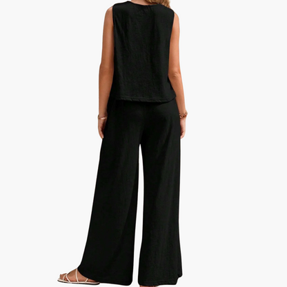 Relaxed Fit 2 Piece Outfit for Women - Casual Summer Wear