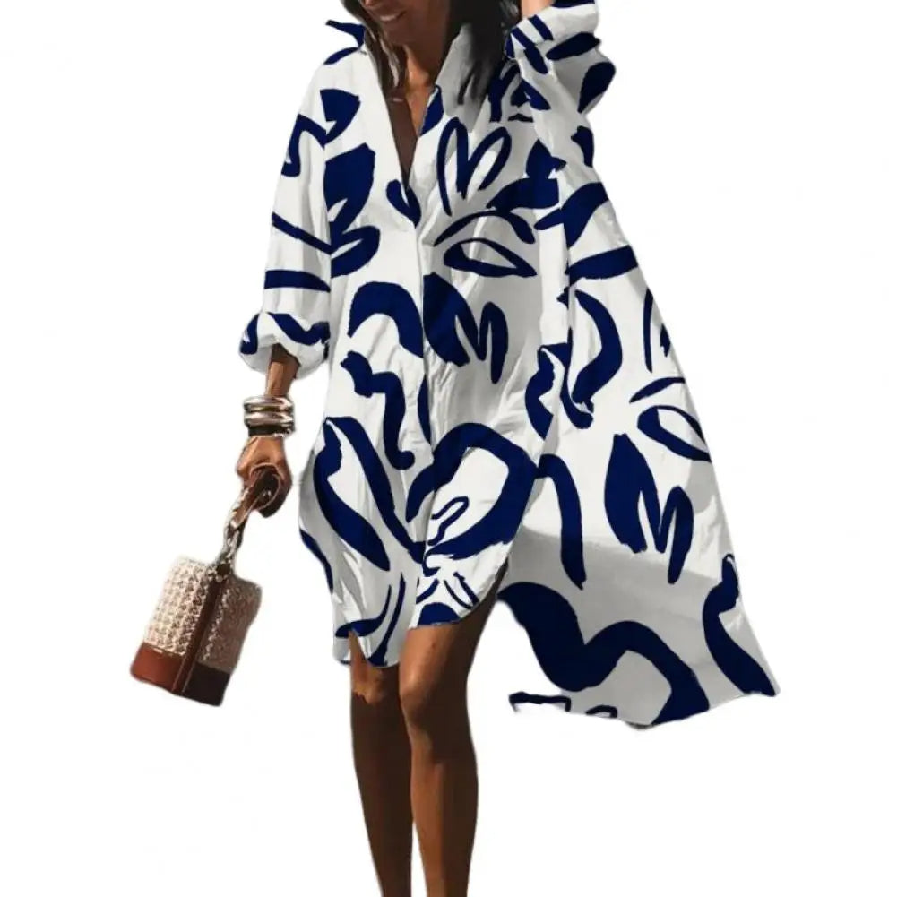 Loose Fit Floral Maxi Dress for Women