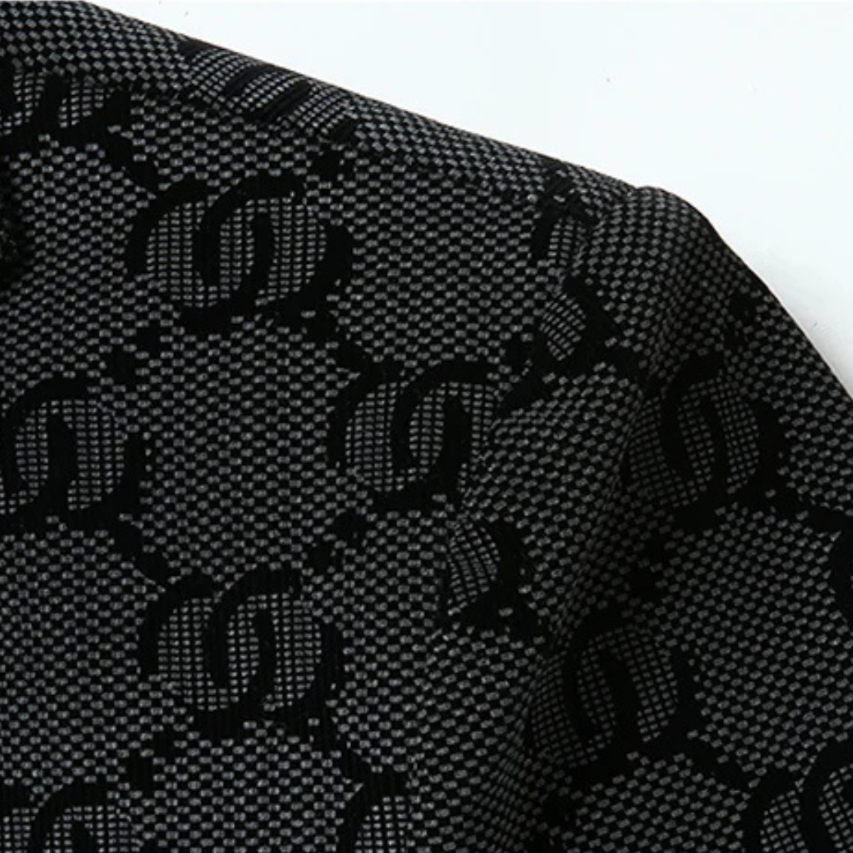 Classic Men's Large Houndstooth Office Jacket