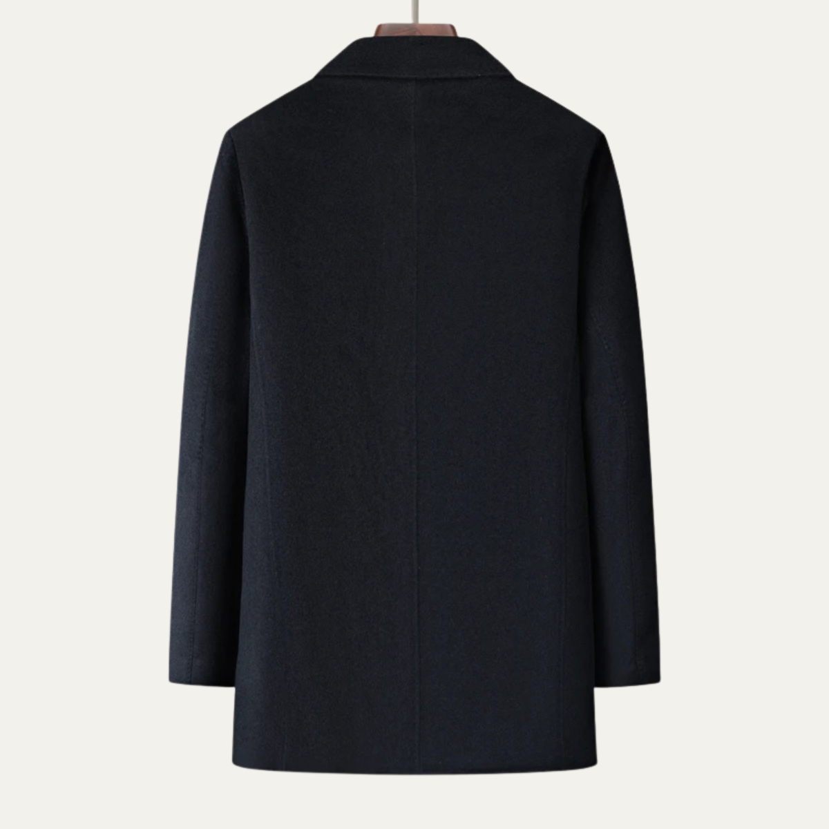 Classic Fit Men's Tailored Wool Overcoat