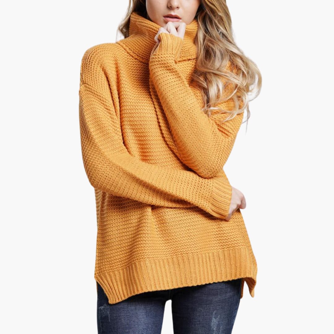 Warm Crew Neck Women's Long Sleeve Sweater