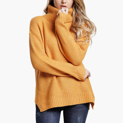 Warm Crew Neck Women's Long Sleeve Sweater