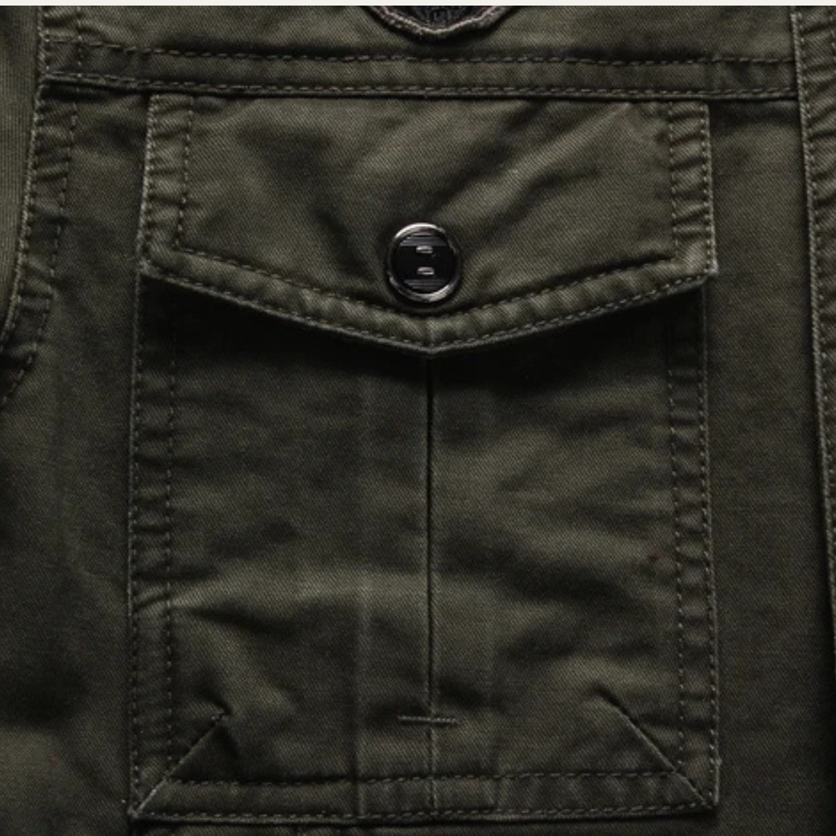 Rugged Men's Tactical Cargo Jacket