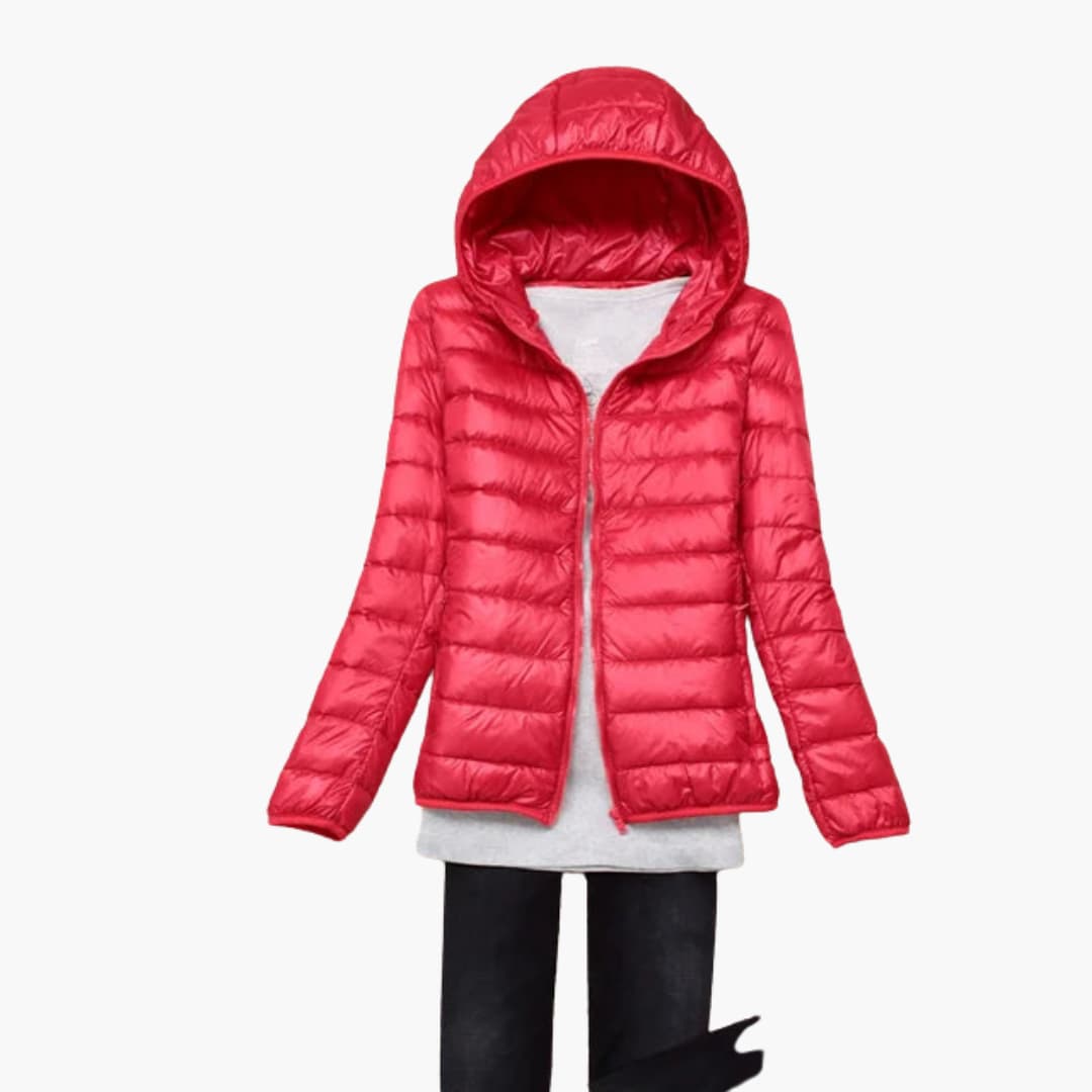 Warm Waterproof Parka for Women with Hood